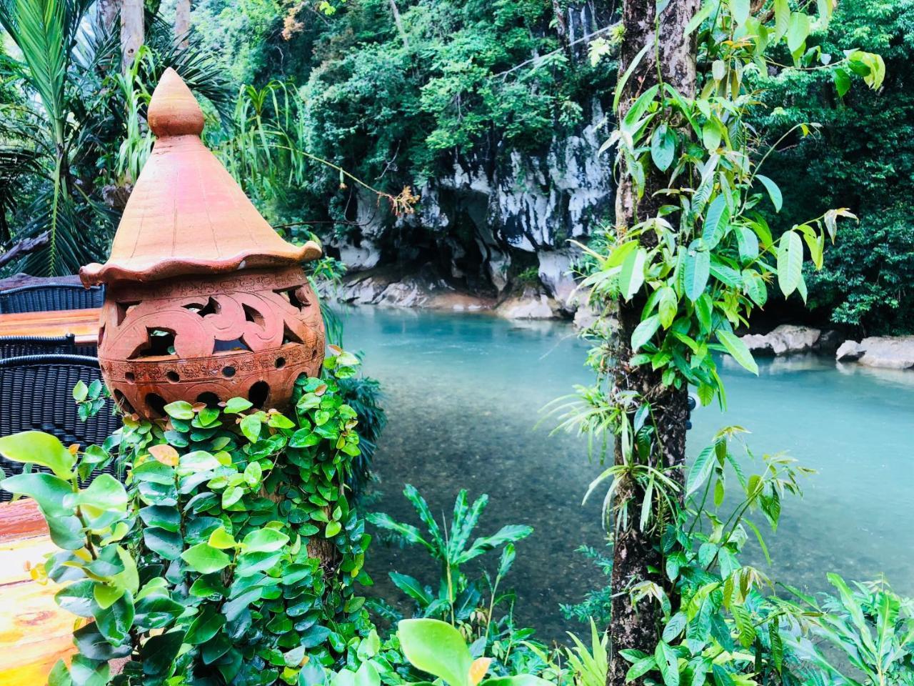 Art'S Riverview Lodge Khao Sok National Park Kültér fotó